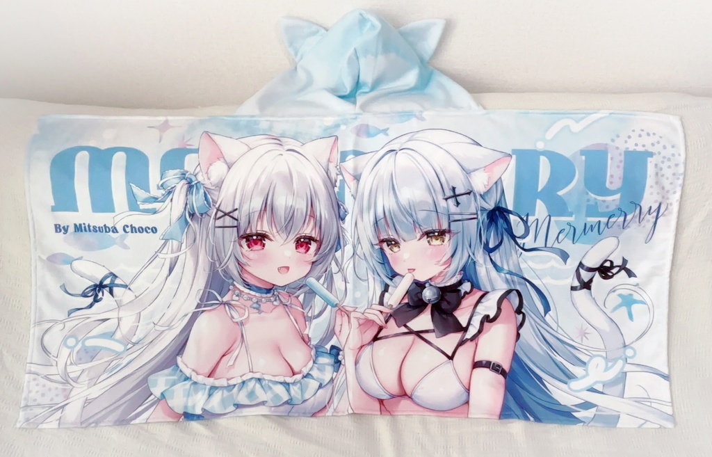 【受注生産】猫耳フードタオル