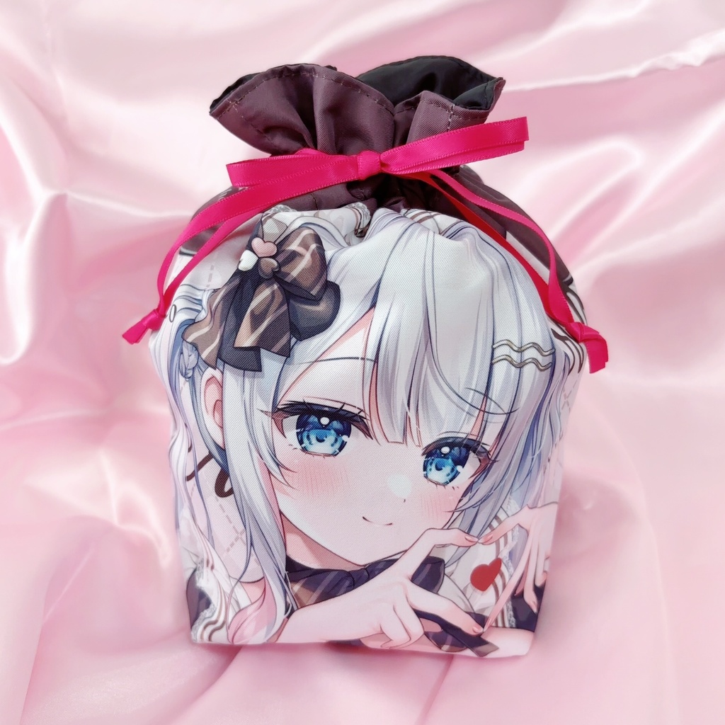 【受注生産】メイドVちょこの巾着ポーチ