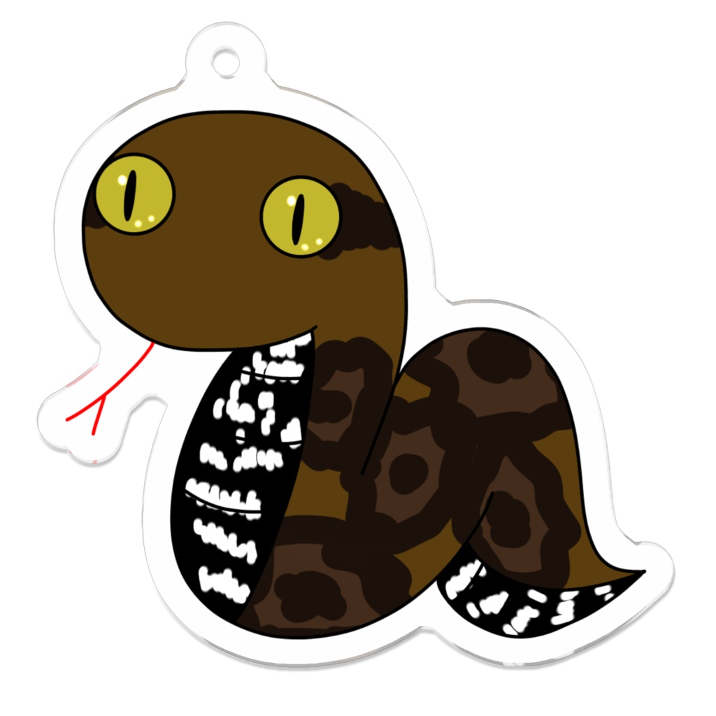 マムシ　アクリルキーホルダー