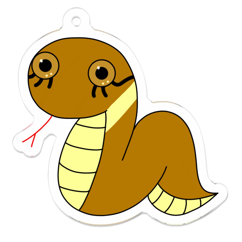 ヒバカリ　アクリルキーホルダー