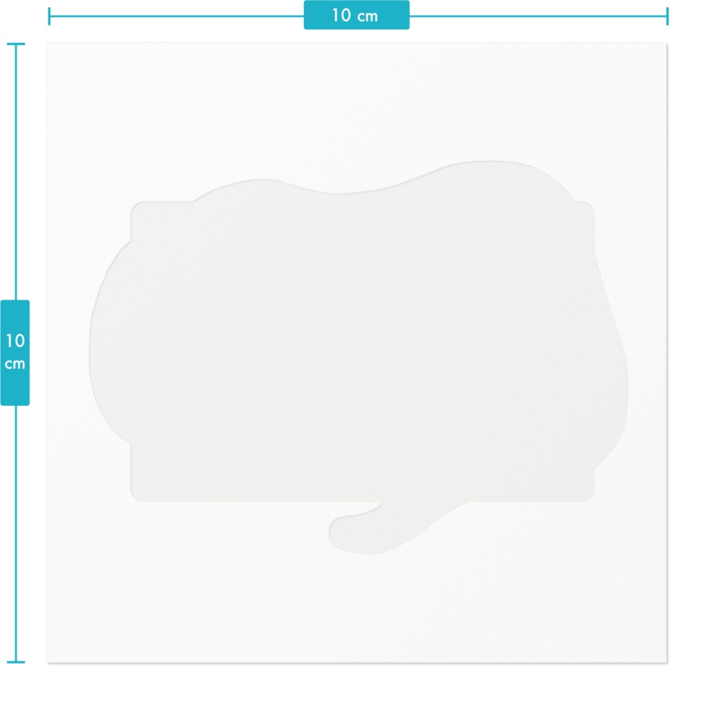 シマヘビ ネームプレートステッカーver1 2種