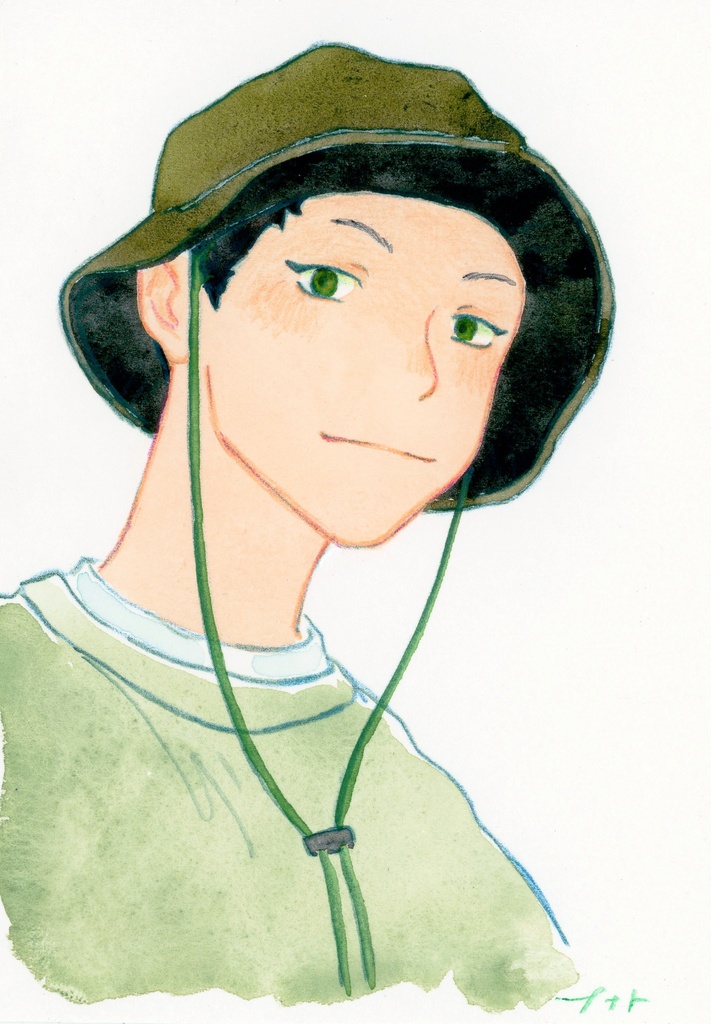 水彩 ドローイング 原画