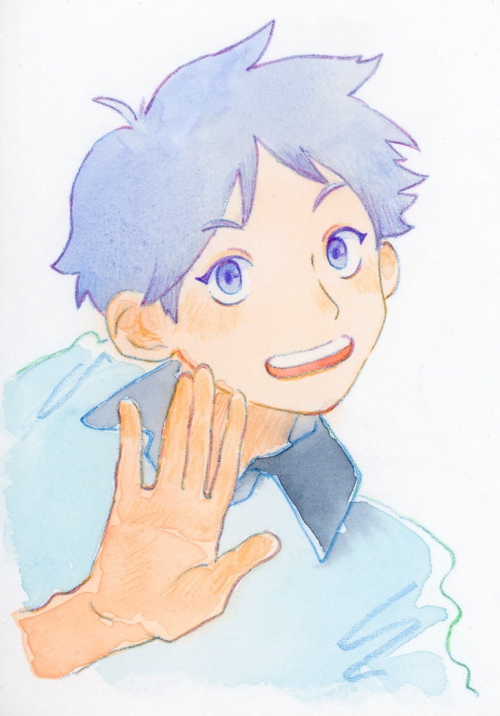 水彩 ドローイング 原画