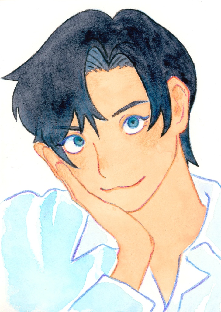 水彩　ドローイング　原画