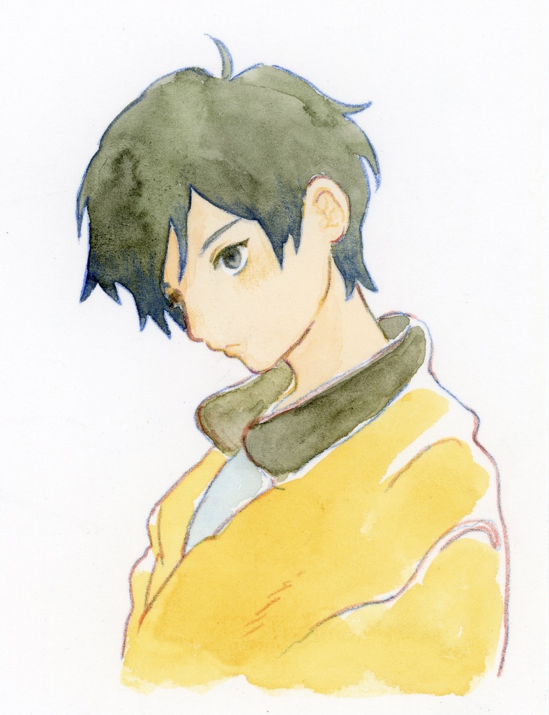 水彩 ドローイング 原画
