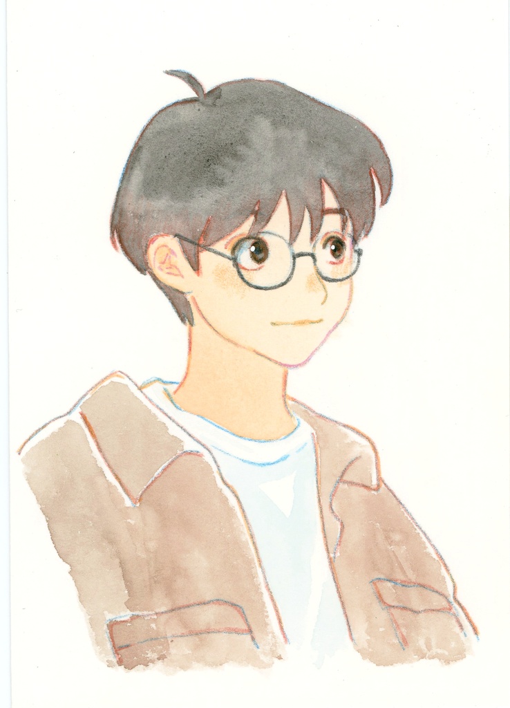 水彩　ドローイング　原画