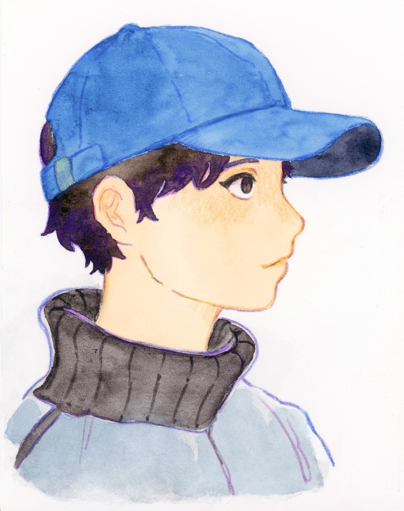 水彩　ドローイング　原画