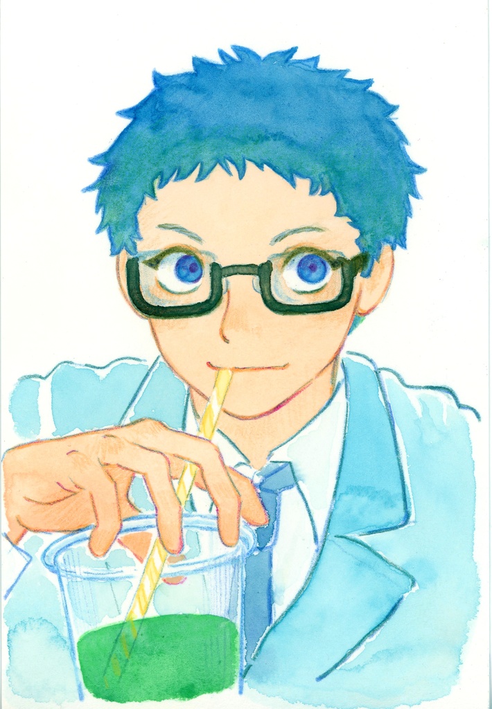 水彩　ドローイング　原画
