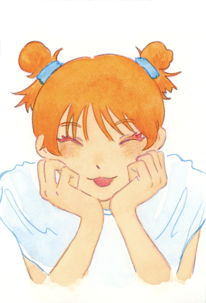 水彩　ドローイング　原画