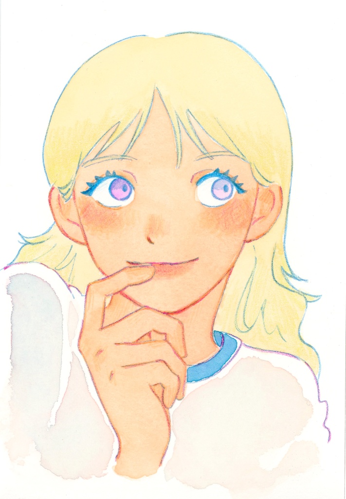 水彩　ドローイング　原画