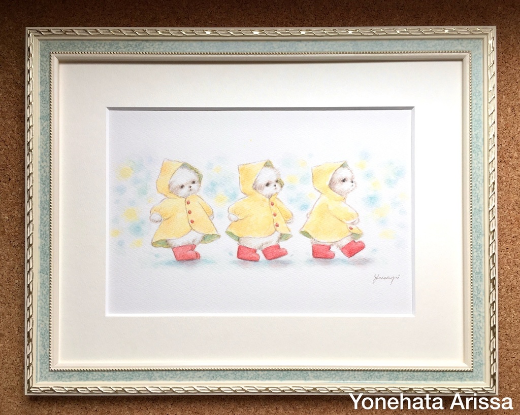 原画作品「かっぱシーズーの行進」