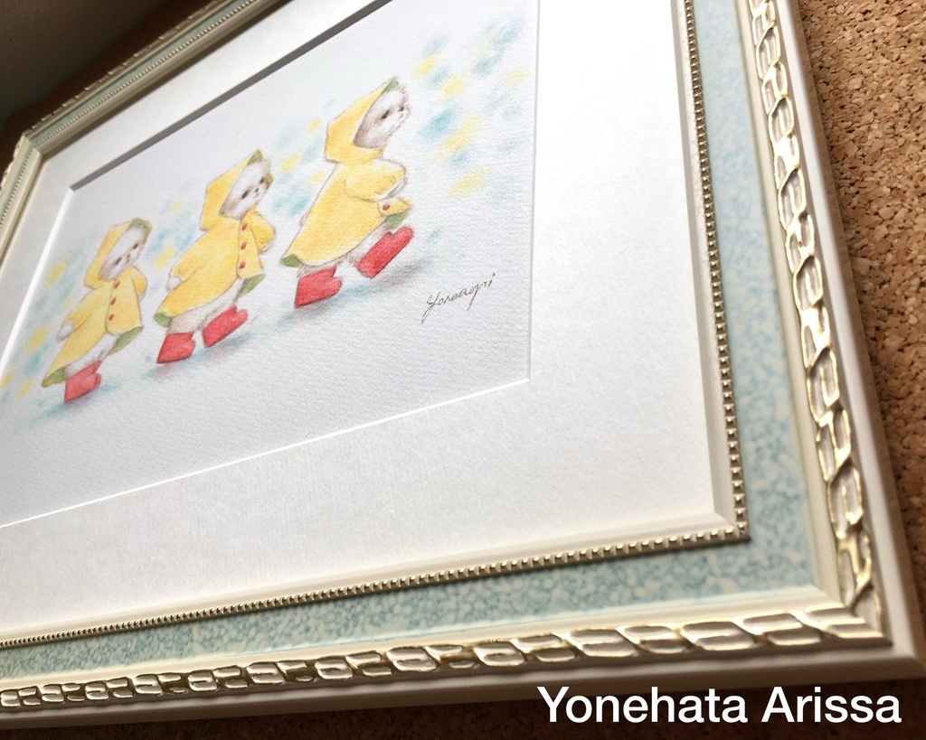 原画作品「かっぱシーズーの行進」