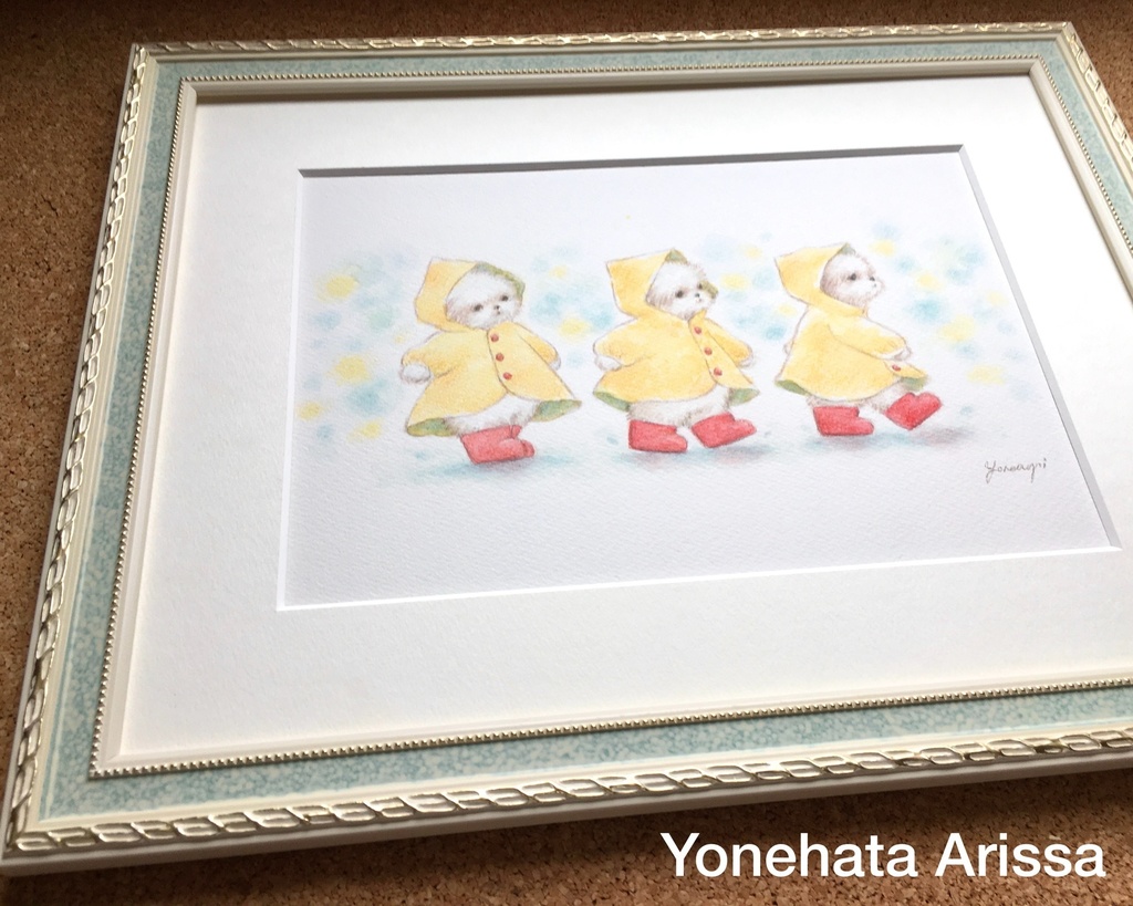 原画作品「かっぱシーズーの行進」