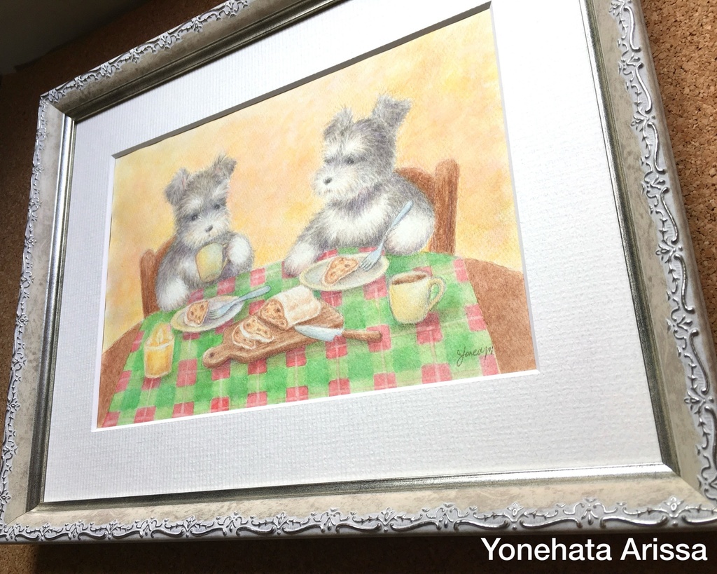 原画作品「シュナウザーとシュトーレン」