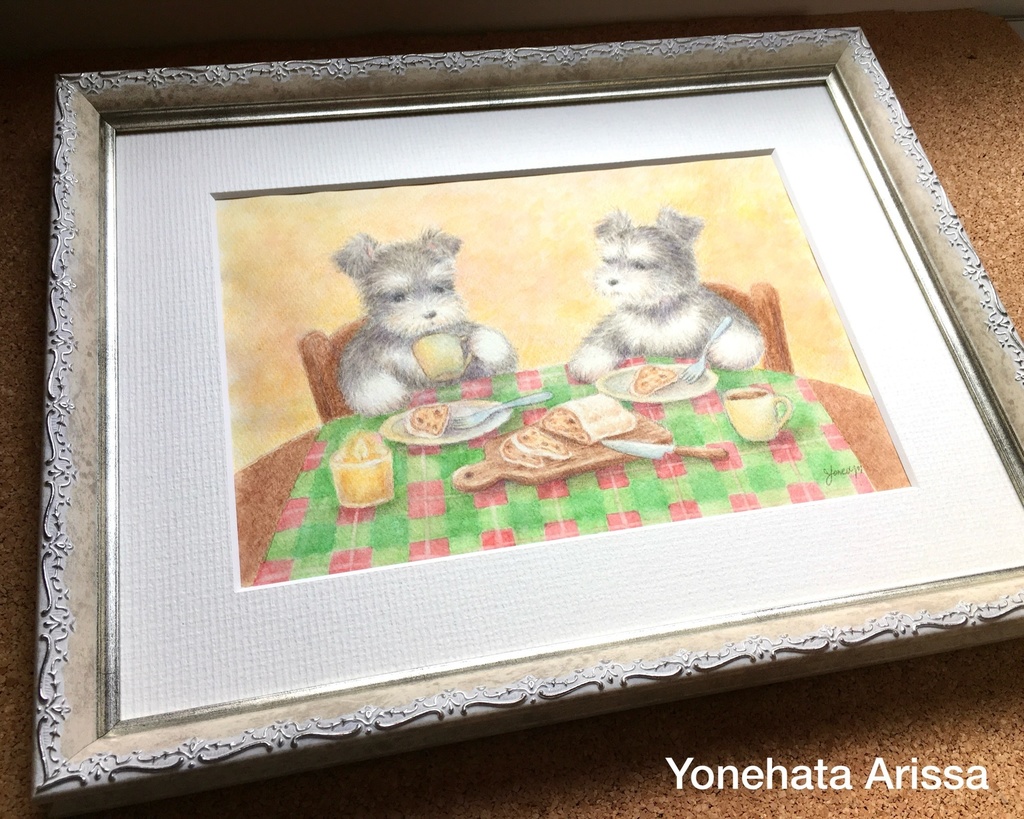 原画作品「シュナウザーとシュトーレン」