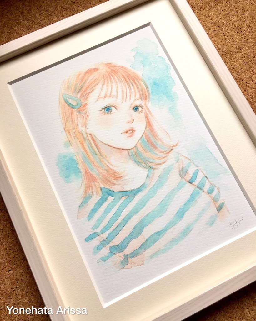 複製画「Blue Border」