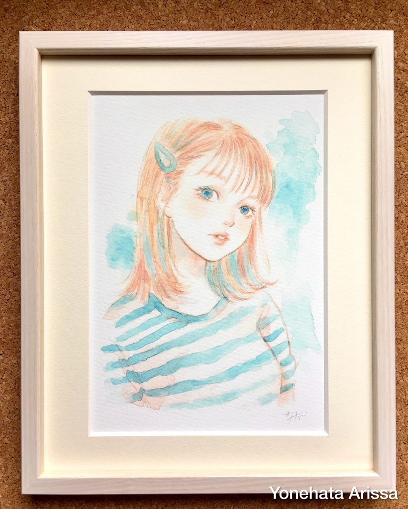 複製画「Blue Border」