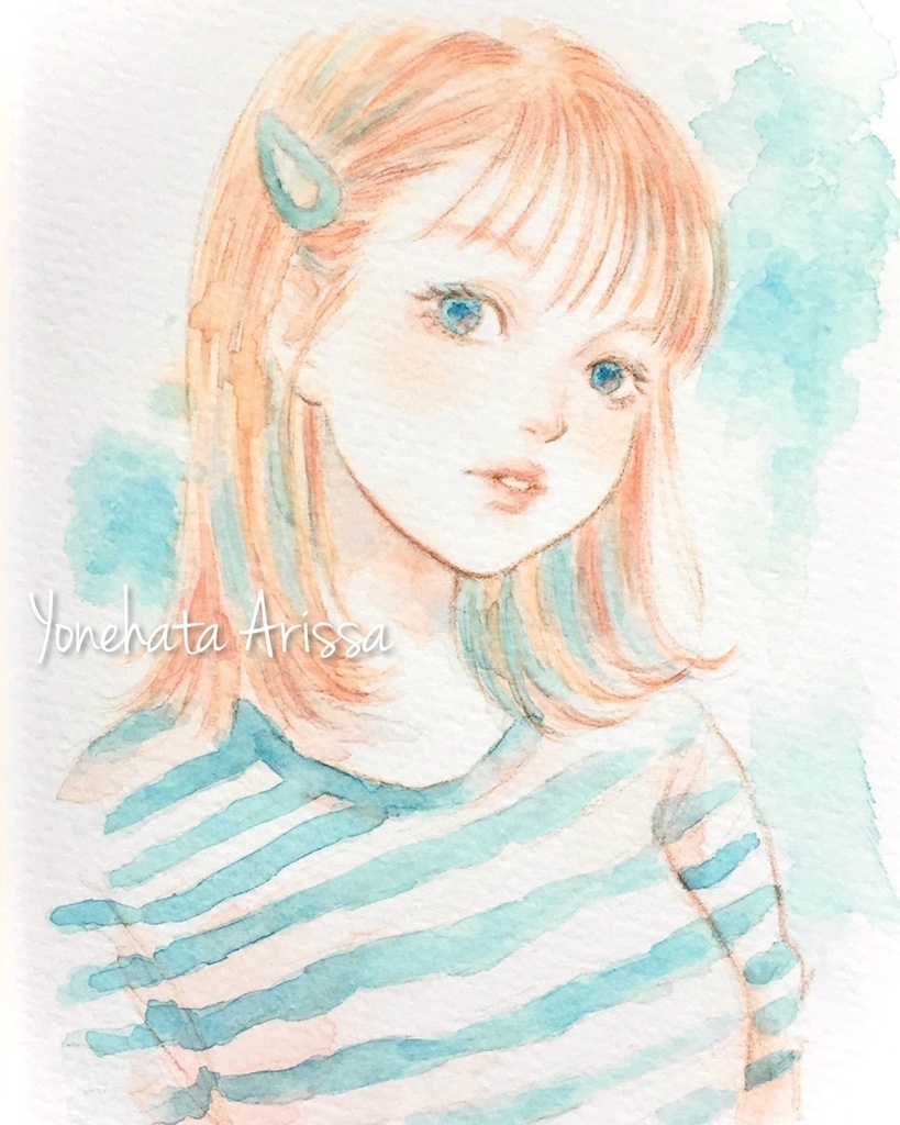 複製画「Blue Border」