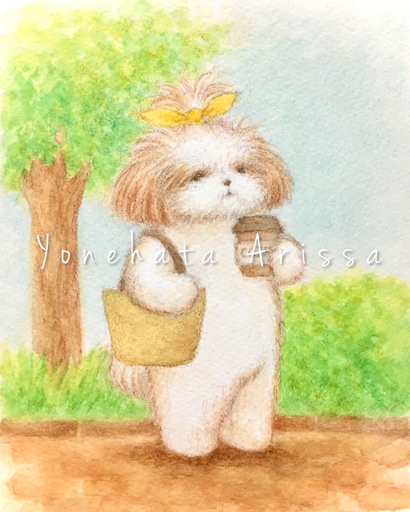 原画作品「おでかけシーズー」