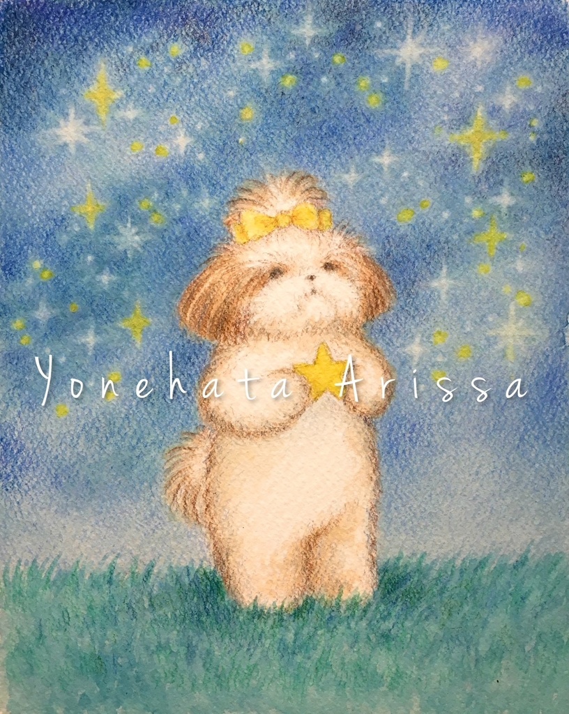 原画作品「星空とシーズー」