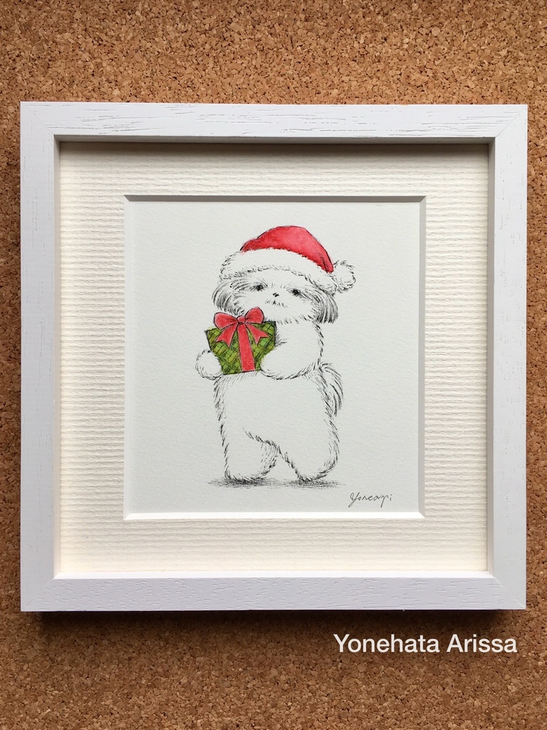 原画作品「プレゼントとシーズー」