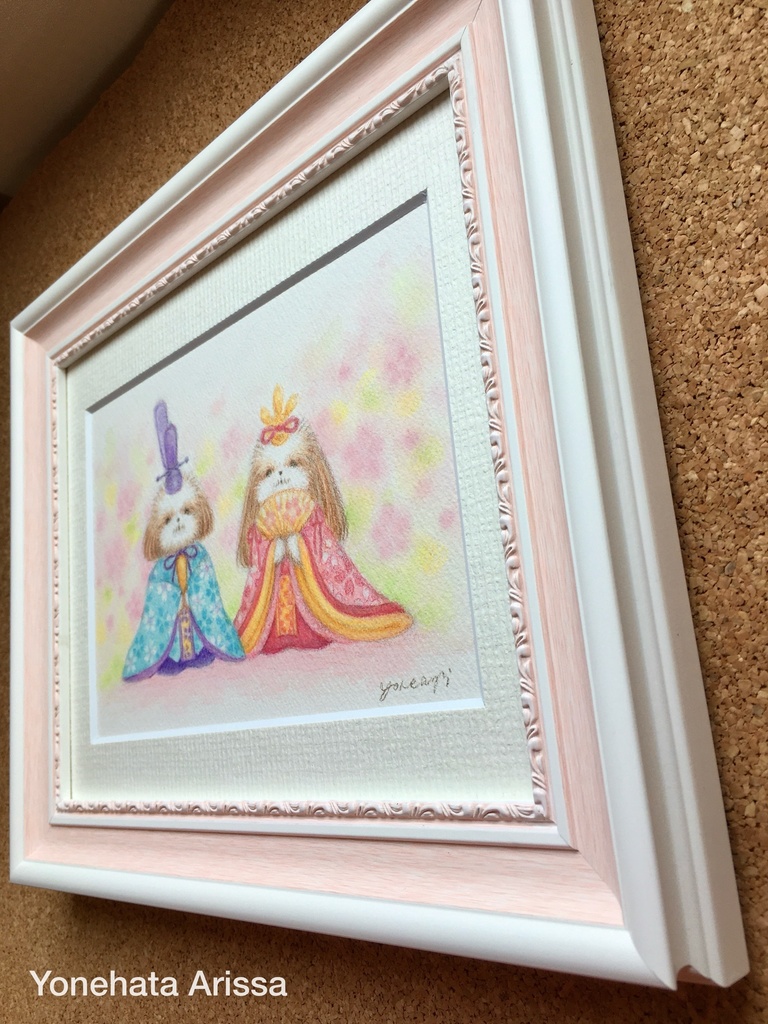 原画作品「おひなさまシーズー」