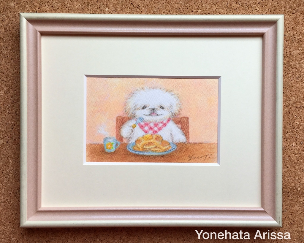 原画作品「ペキニーズとホットケーキ」