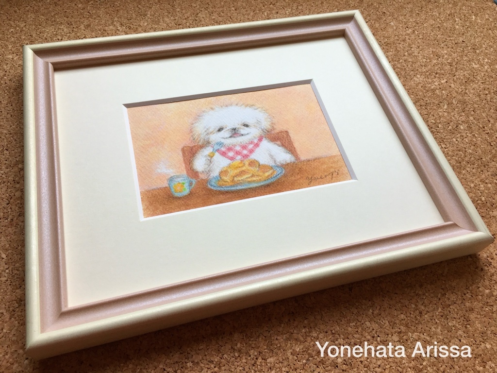 原画作品「ペキニーズとホットケーキ」