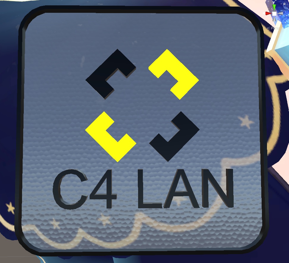 C4 LAN Badge