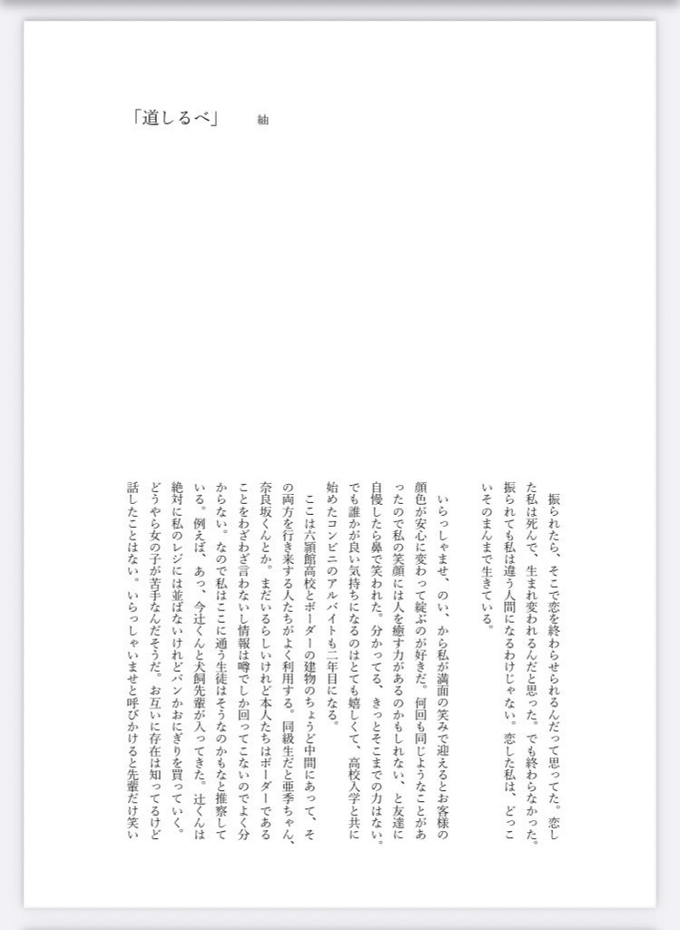 すきなひと ~Ninomiya squad Edition~【イラスト・小説】