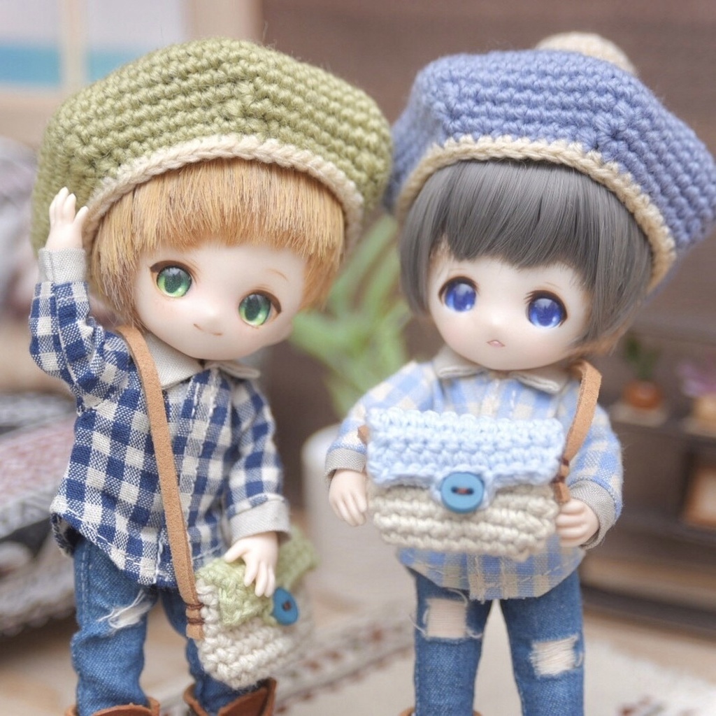 オビツ11 手編みバッグ