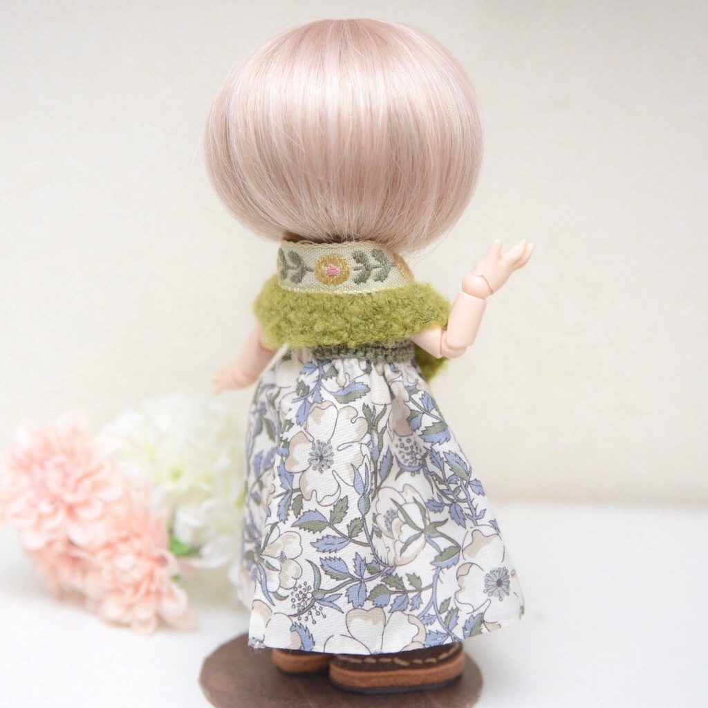 オビツ11ワンピース(ロング)&リボンケープセット