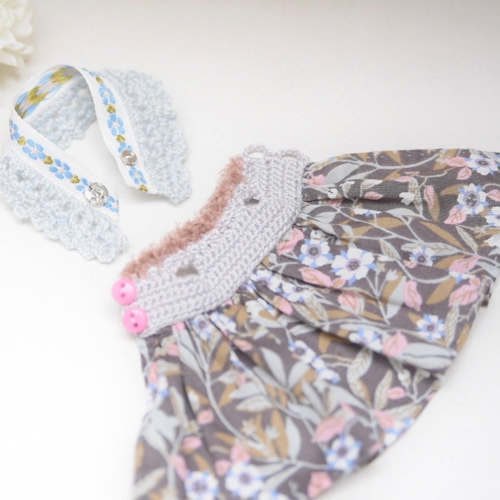 オビツ11ワンピース(ミディアム)&リボンケープセット