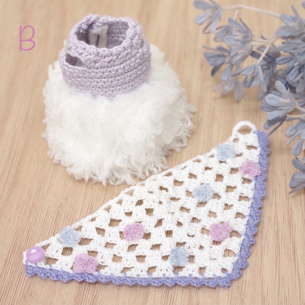 オビツ11フワフワワンピ&小花ストールセット