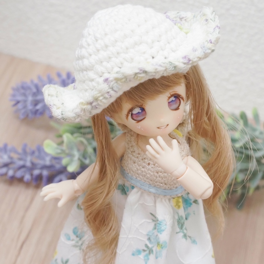 4インチ(オビツ11)用 麦わら帽子