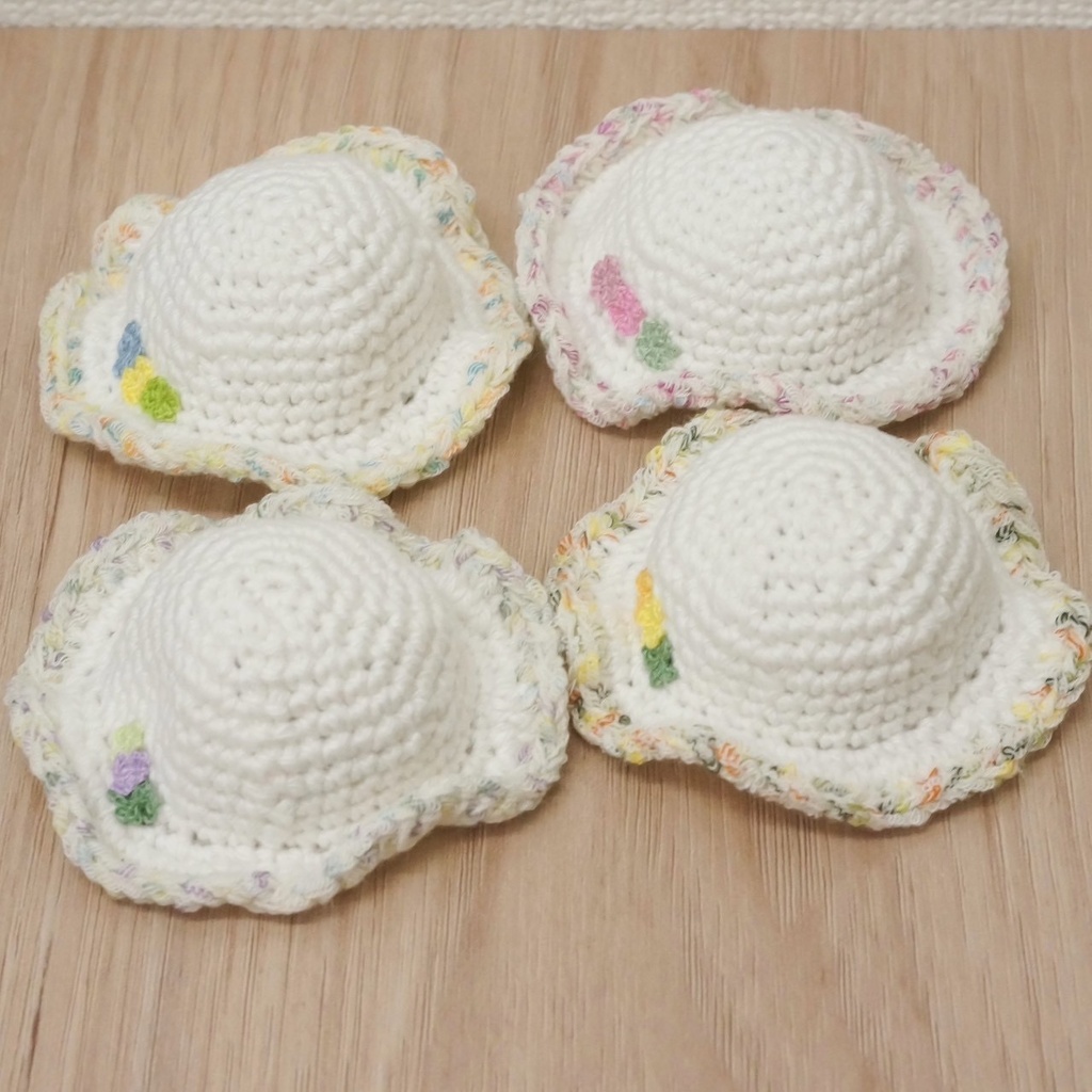 4インチ(オビツ11)用 麦わら帽子