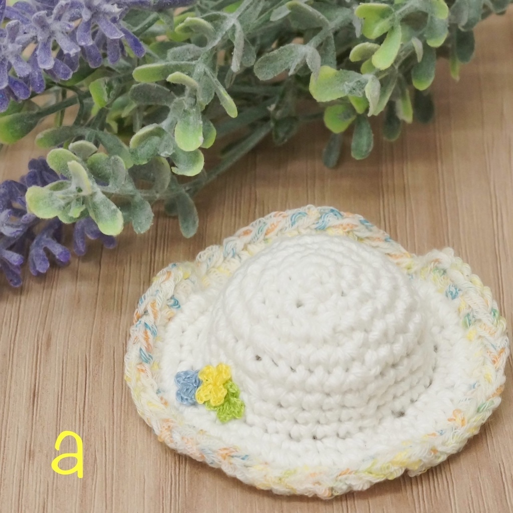 4インチ(オビツ11)用 麦わら帽子