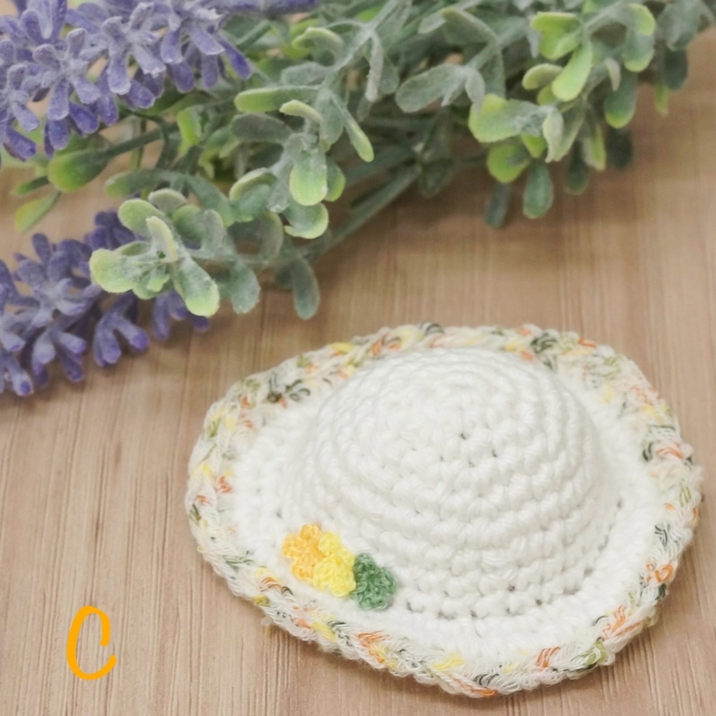 4インチ(オビツ11)用 麦わら帽子