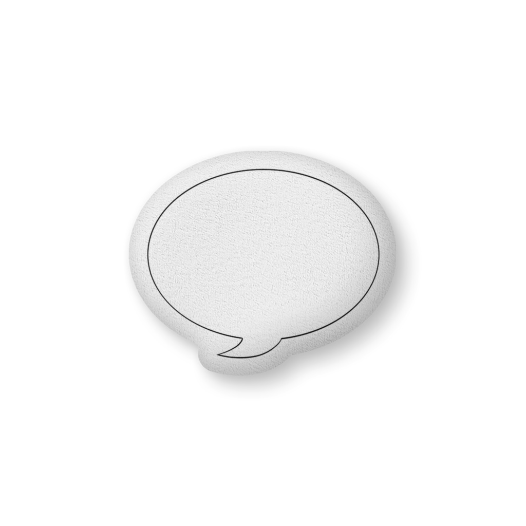 ふきだしくんふかふかクッション