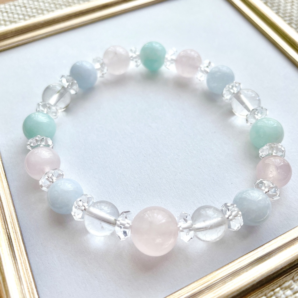 Smile for you＊天然石ブレスレット＊