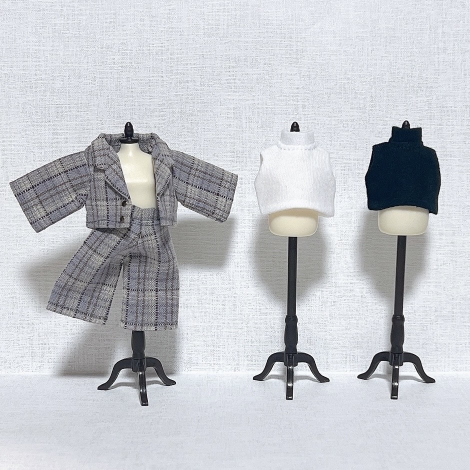 《ねんどろいどどーる》ショート丈ジャケット+ワイドパンツ、インナー