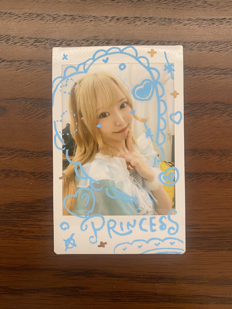 1点のみ　水色衣装チェキ