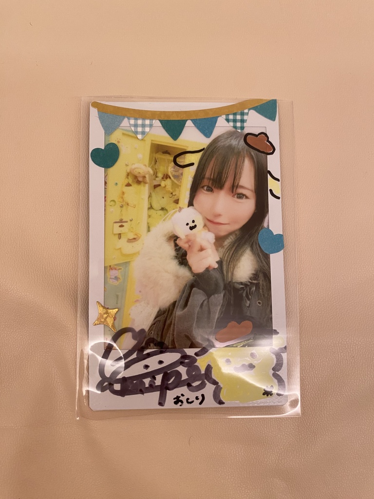 私服チェキプリンさん(簡単落書きver