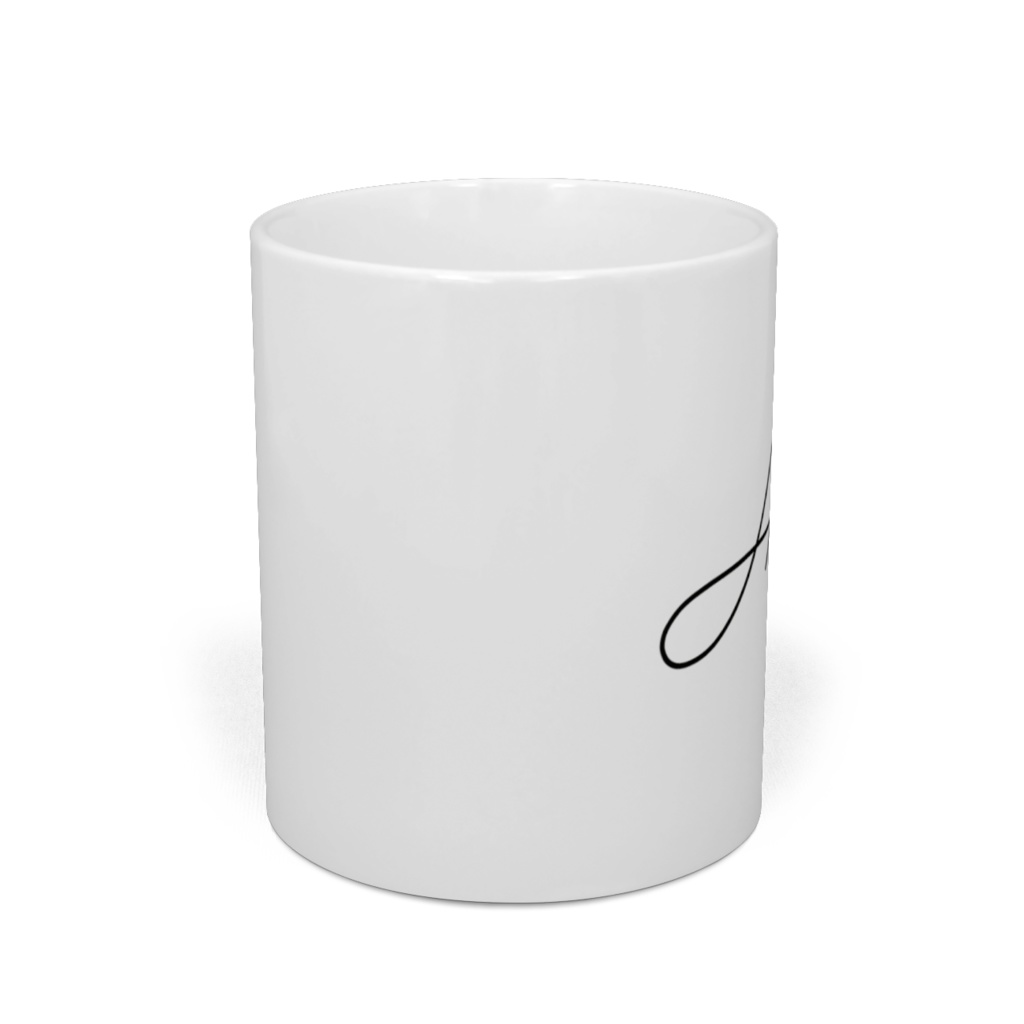 安眠処 サインマグカップ