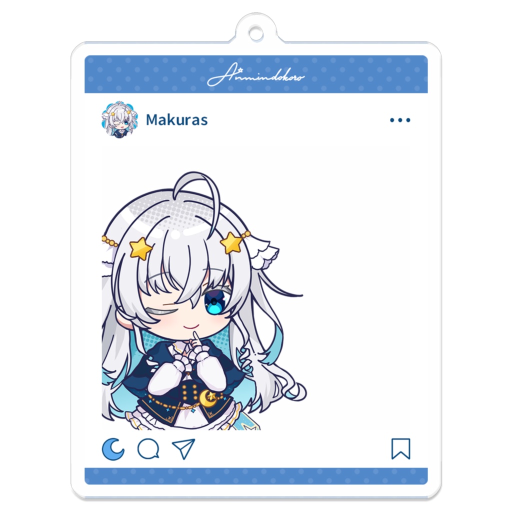 Makuras SNS風アクリルキーホルダー - 夢の姿