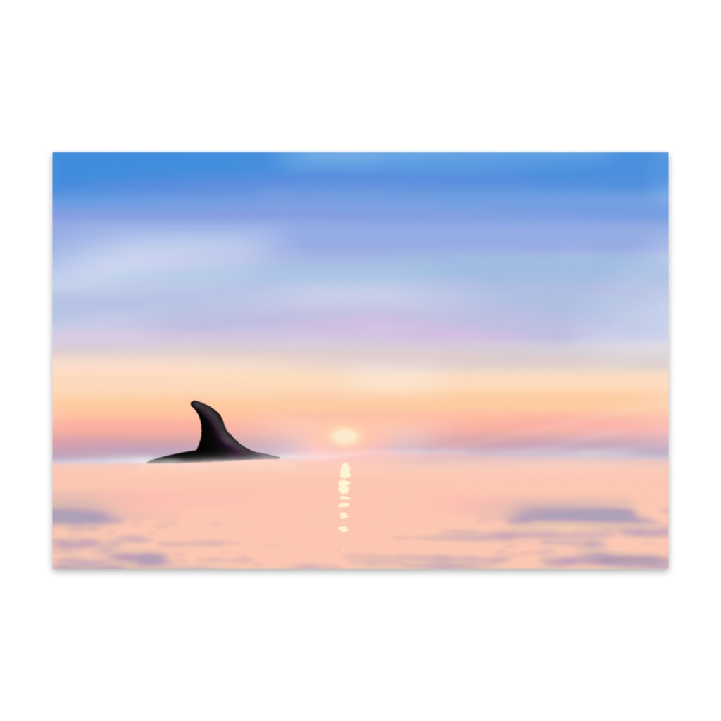 I want to see the quiet dawn with a orca 