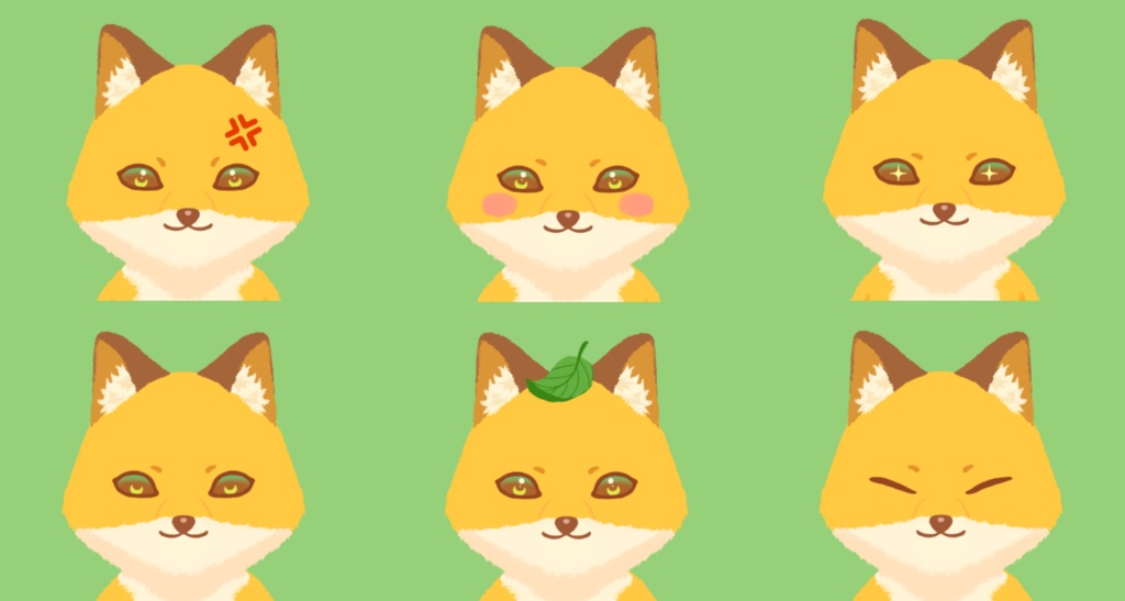 【Live2Dモデル】キツネさん