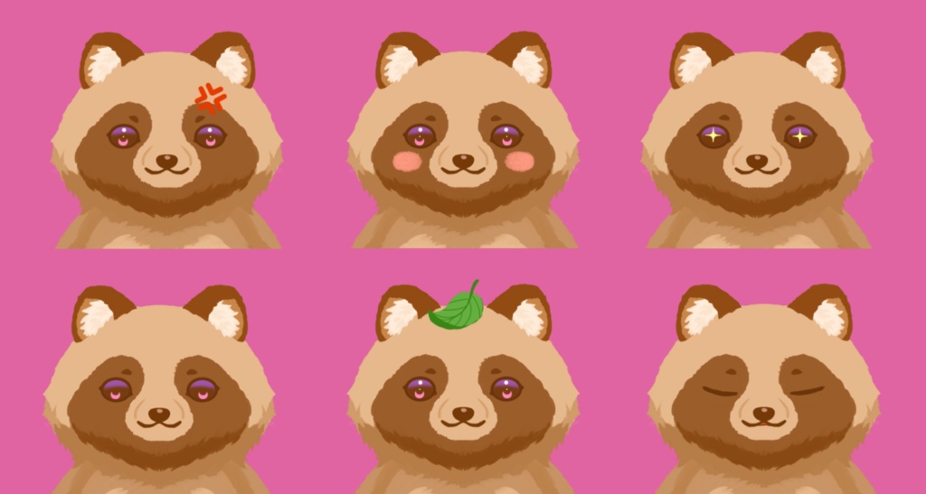 【Live2Dモデル】タヌキさん