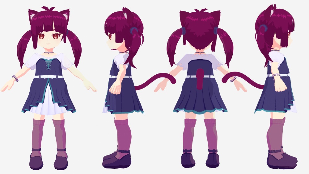 【VRoidモデル】ネコ耳さん