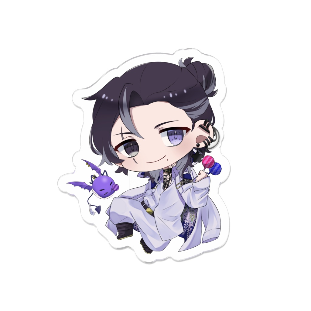 やんきー使い魔アクリルバッチ